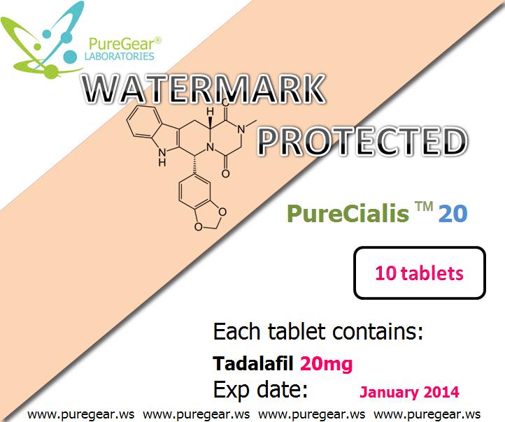 Pure Cialis 20mg x 10 tabs